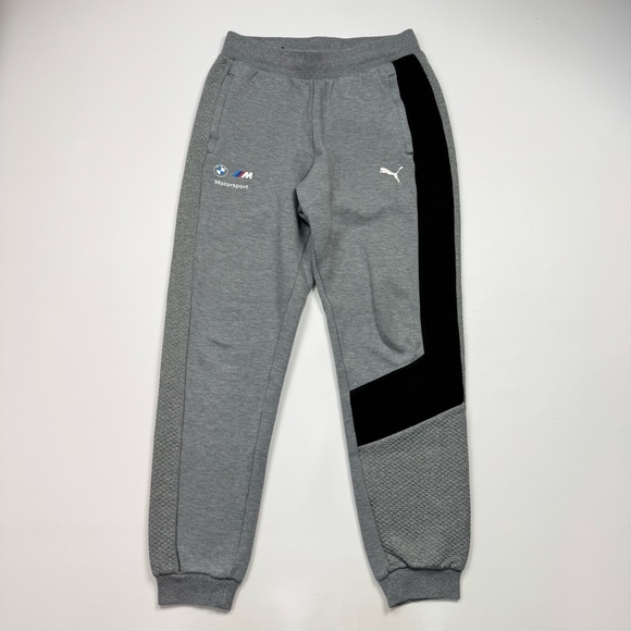 Men’s Puma x BMW Motorsport Cuffed Jogger Sweatpants Size Medium - Picture 1 of 4